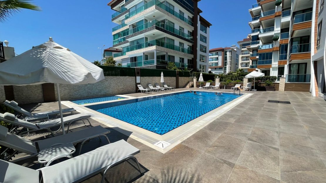 1 Bedroom full furnished apartment for sale in Kestel Alanya