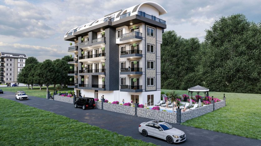 2+1Houses For Sale In-Oba/Alanya