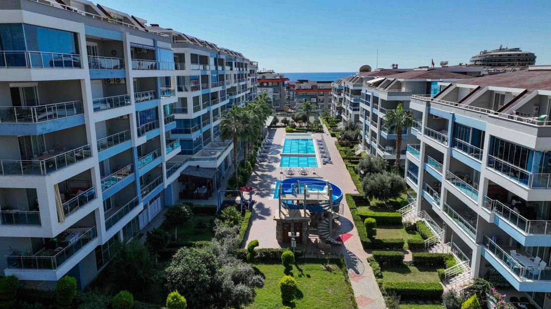 Full furnished 3 bedrooms apartment for sale Alanya-Kestel