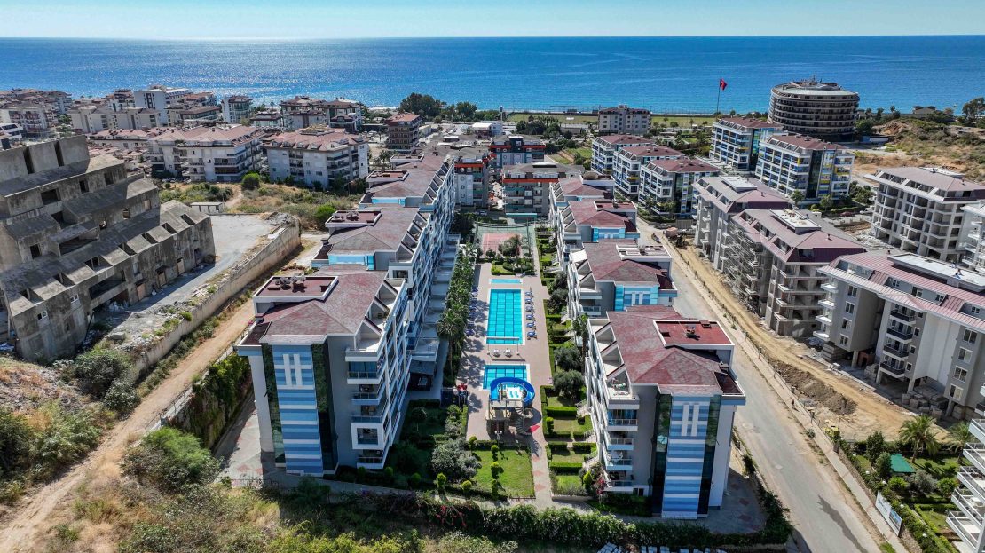 Full furnished 3 bedrooms apartment for sale Alanya-Kestel