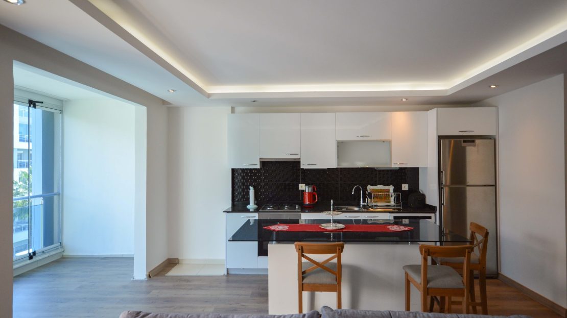 Full furnished 3 bedrooms apartment for sale Alanya-Kestel