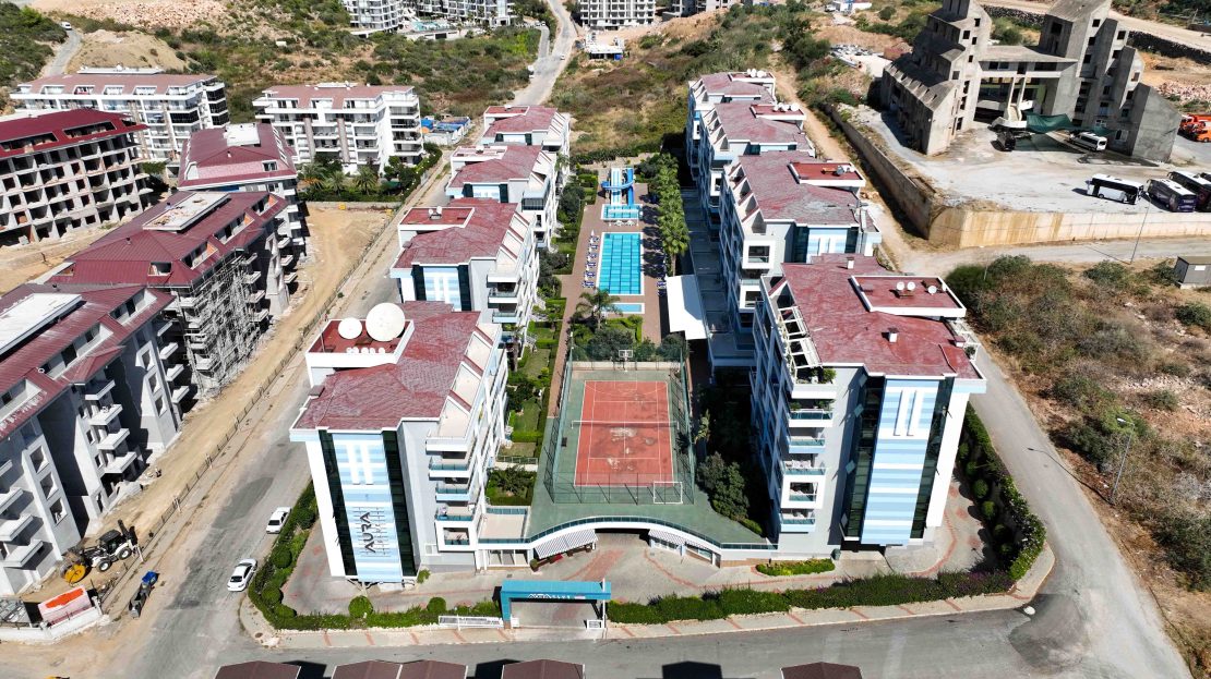 Full furnished 3 bedrooms apartment for sale Alanya-Kestel