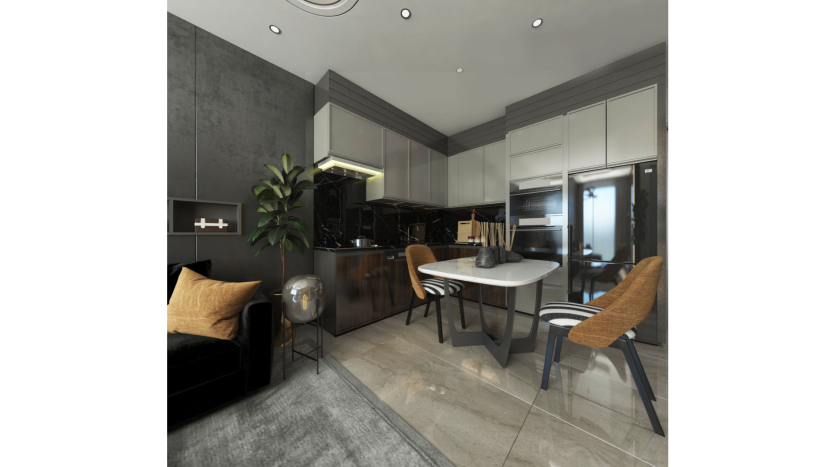 For Sale 1+1Flats Oba/Alanya