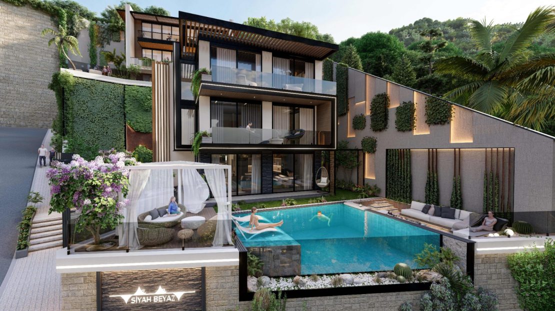 3+1 Private Villa For Sale Tepe/Alanya