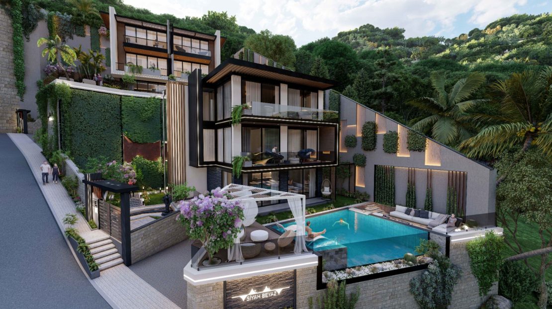 3+1 Private Villa For Sale Tepe/Alanya