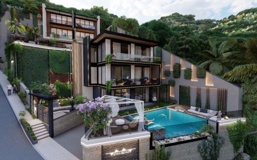 3+1 Private Villa For Sale Tepe/Alanya