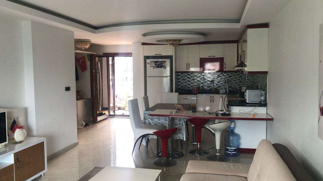 A unique 1 bedrooms full furnished  only 150 m distance from the beach
